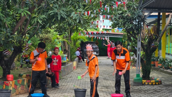 Lomba Tingkat SDLB Dalam Memeriahkan HUT RI Ke-80 SLB ABCD Muhammadiyah Palu